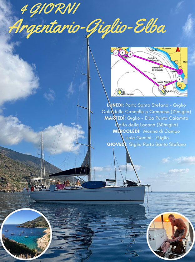 vacanze in barca a vela isola d' Elba